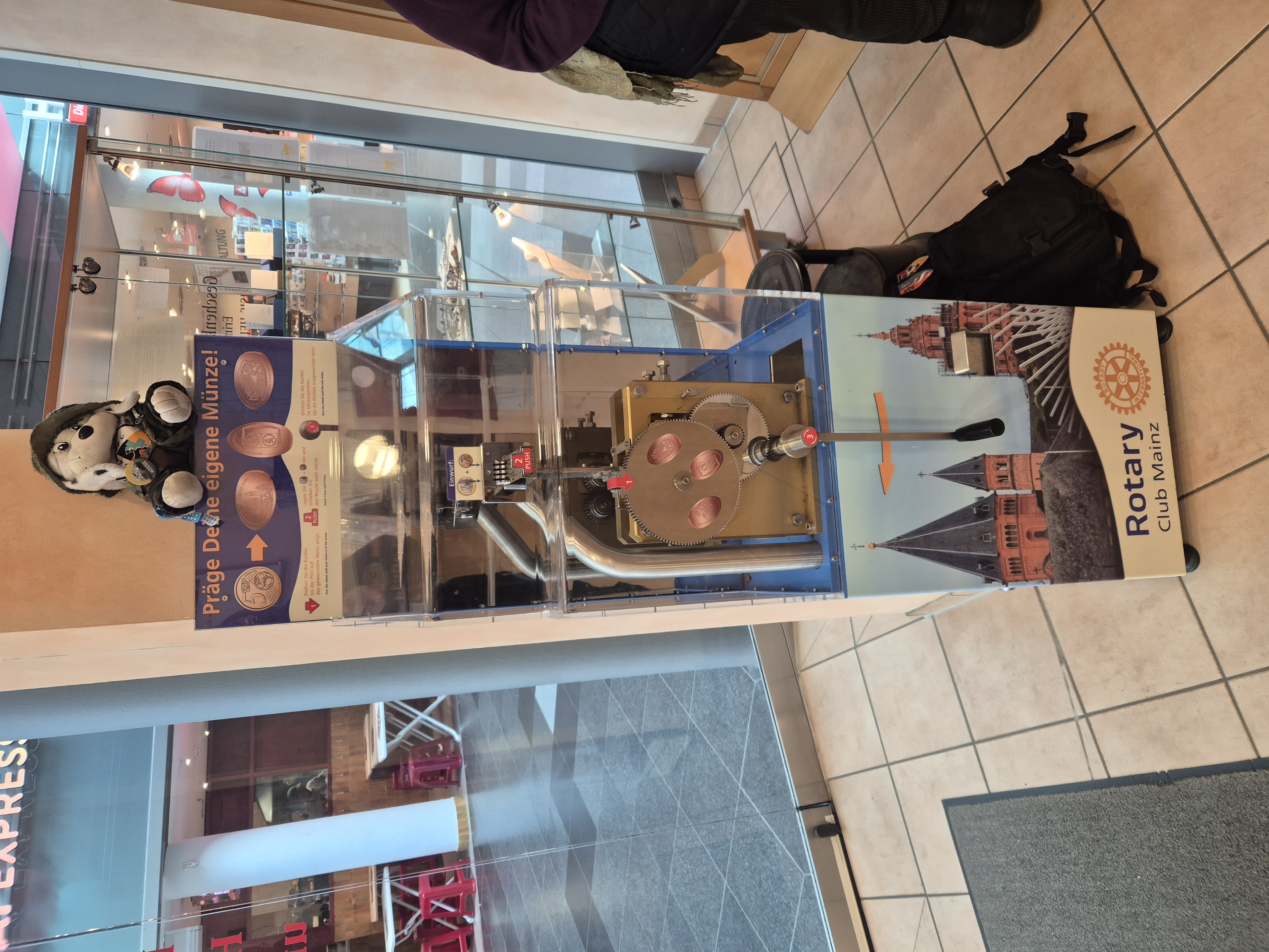 Münzautomat Römerpassage in Mainz