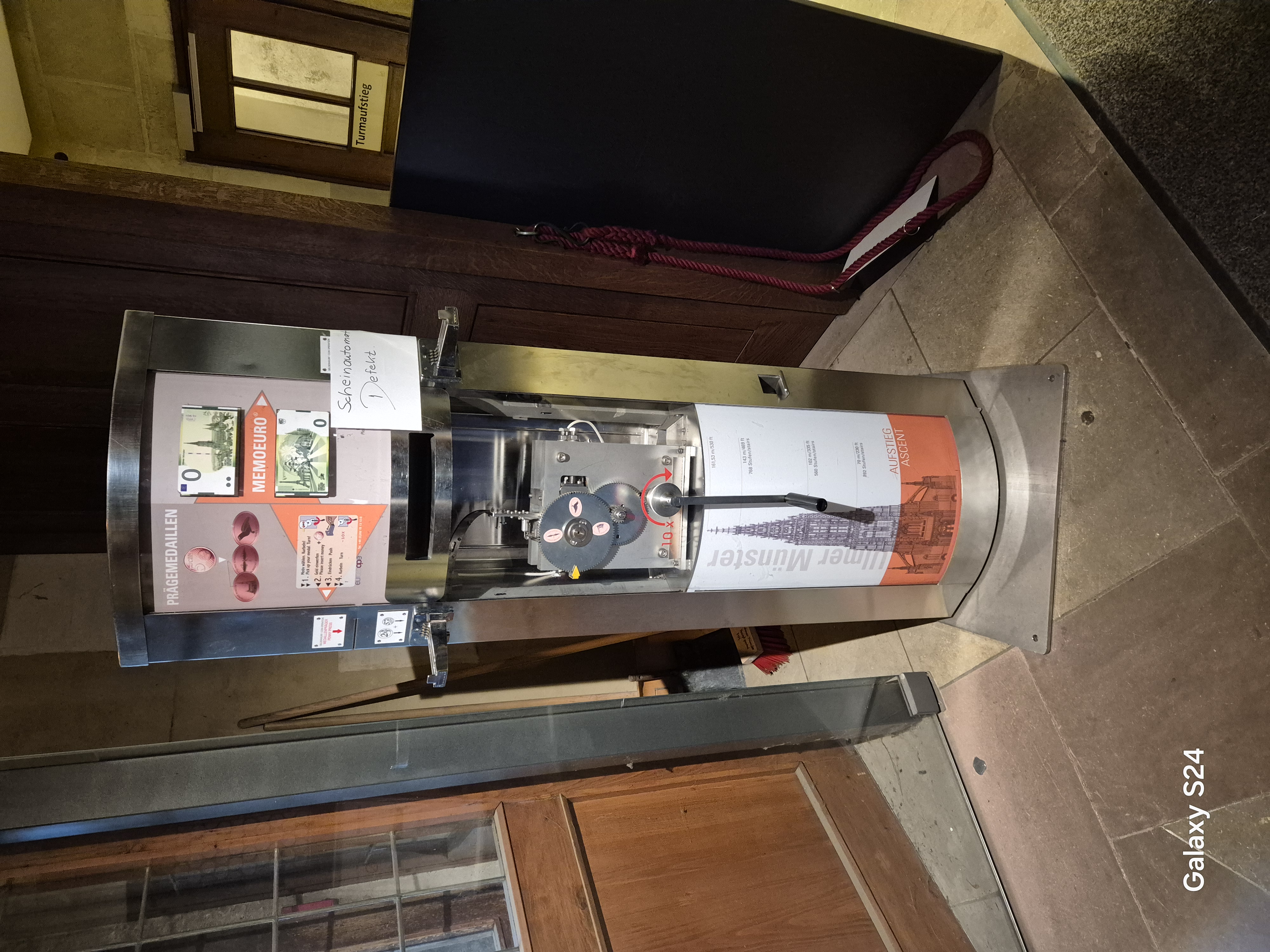 Münzautomat Ulm Münster Automat 1 in Ulm