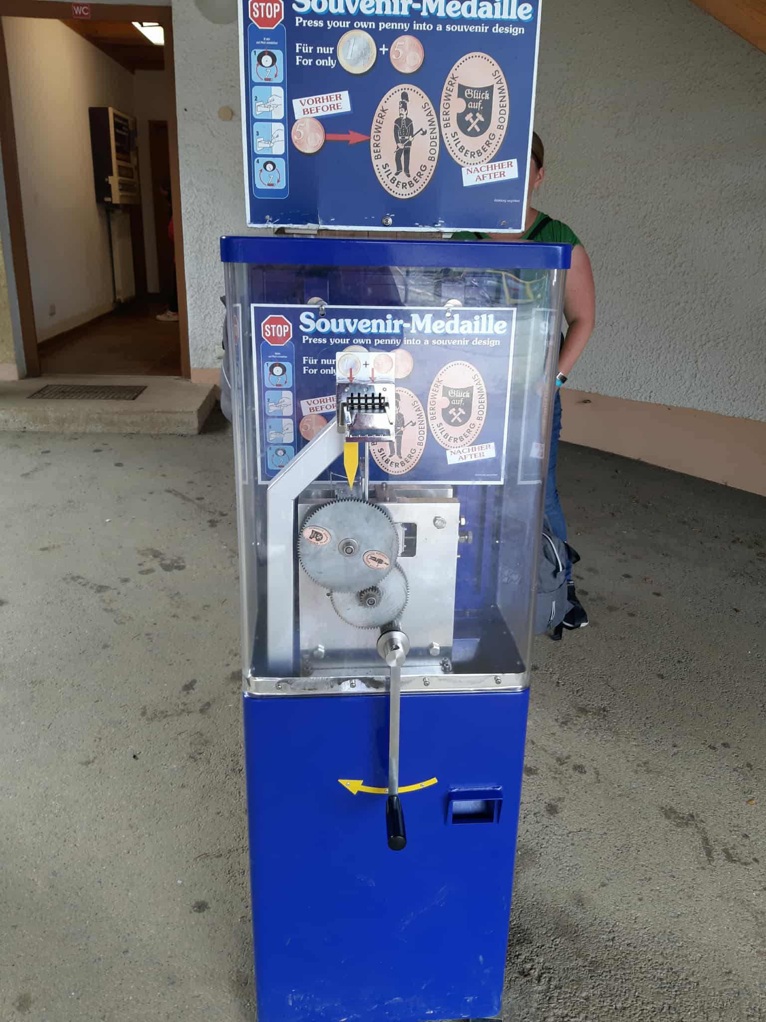 Münzautomat Silberbergwerk Bodenmais in Bodenmais