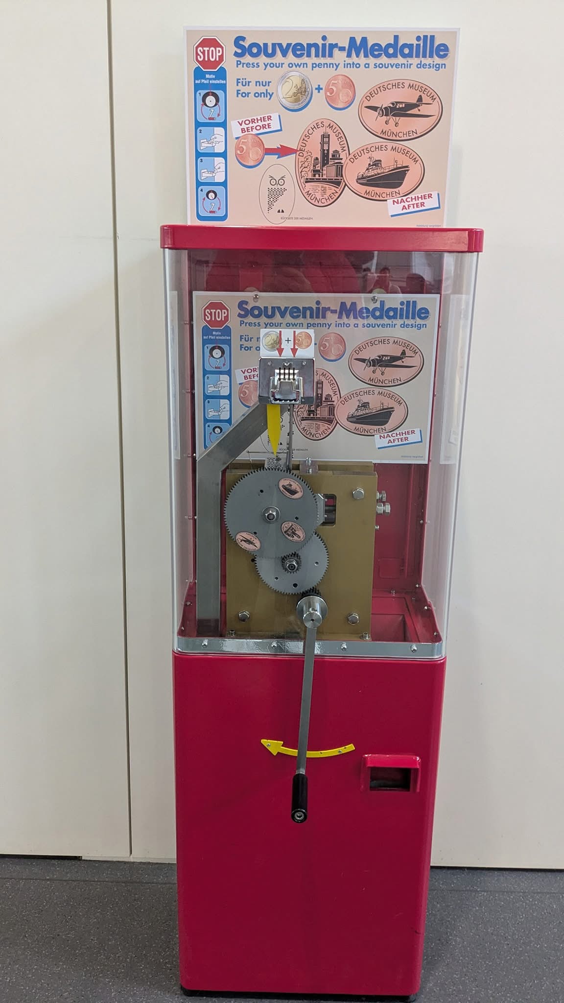 Münzautomat Deutsches Museum in München