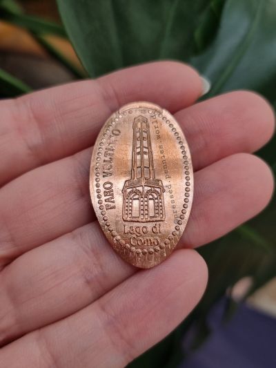 Souvenir coin – design from coin machine Seilbahn Como (Como)