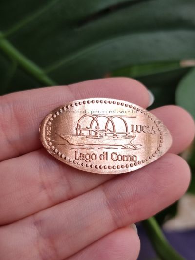 Souvenir coin – design from coin machine Seilbahn Como (Como)
