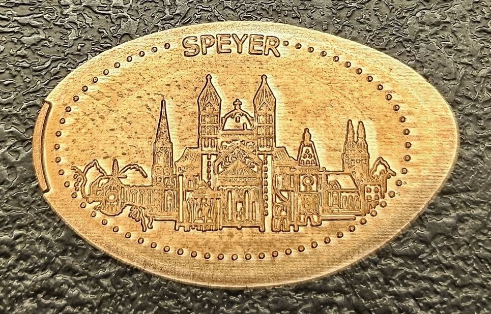 Souvenirmünze Rheinuferpromenade