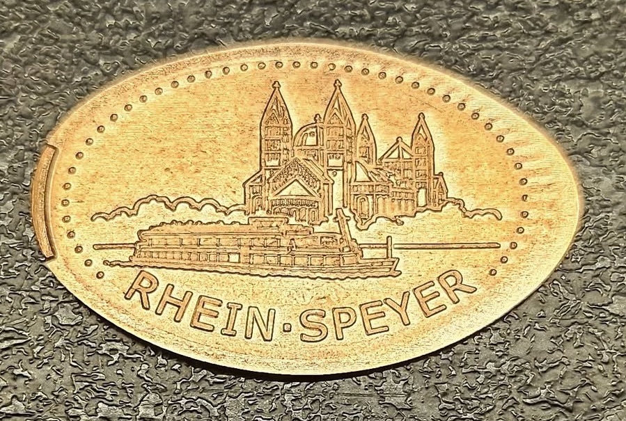 Souvenirmünze Rheinuferpromenade