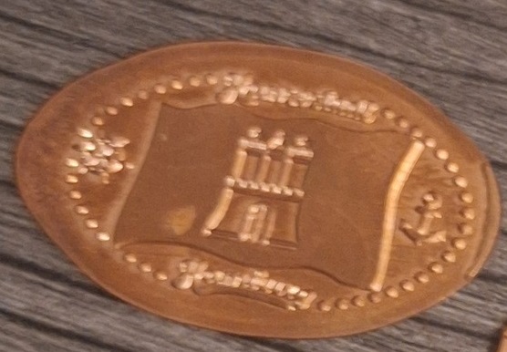 Souvenirmünze Hamburger Michel