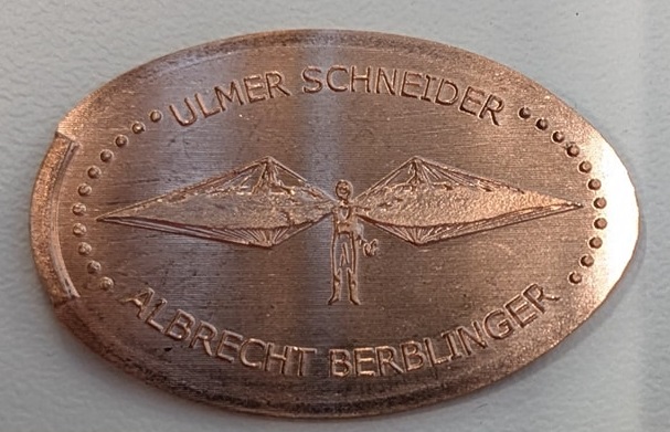 Souvenirmünze Ulm Münster Automat 1 in Ulm