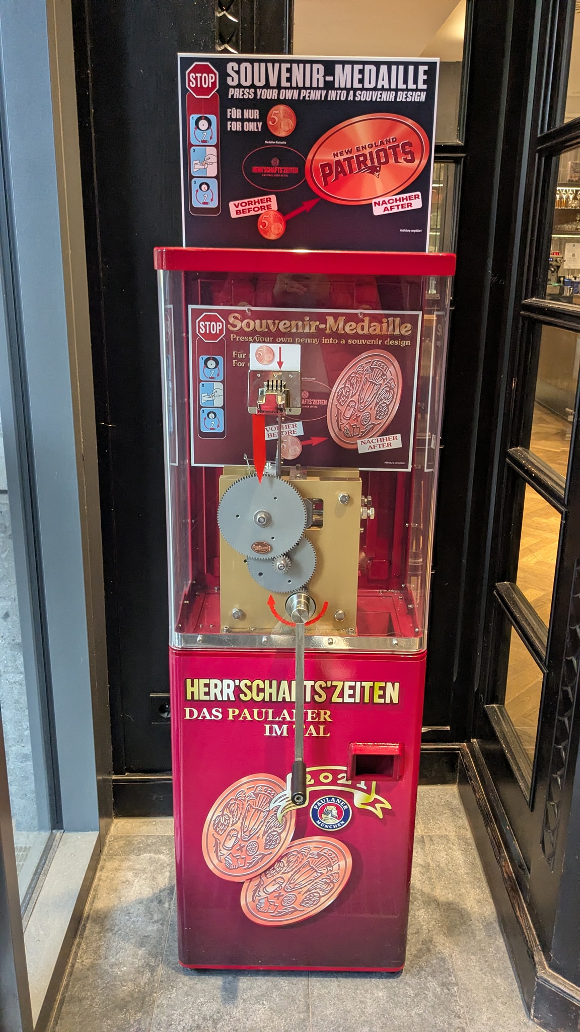 Münzautomat Herrschaftszeiten in München