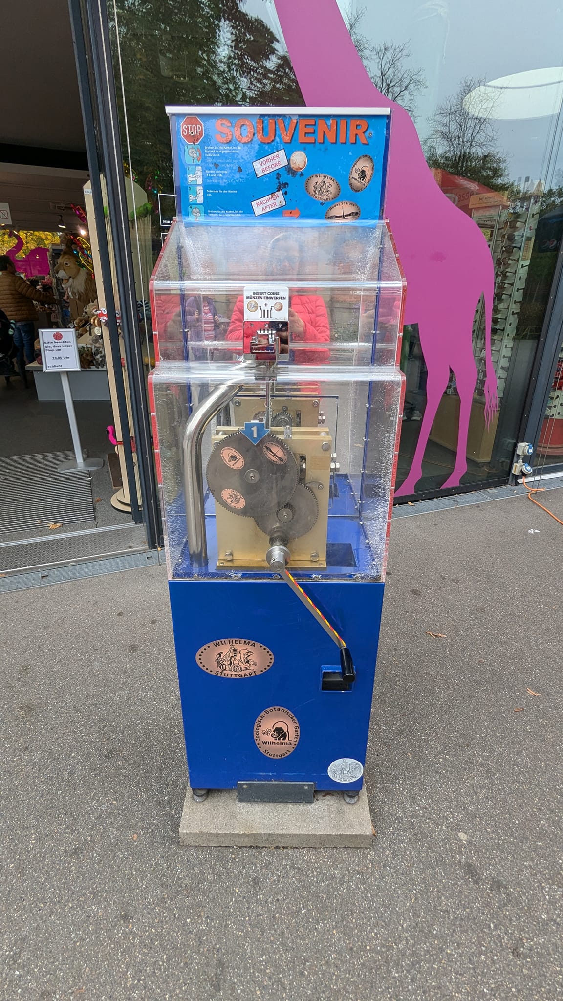 Münzautomat Wilhelma Zoologisch-Botanischer Garten 1 in Stuttgart