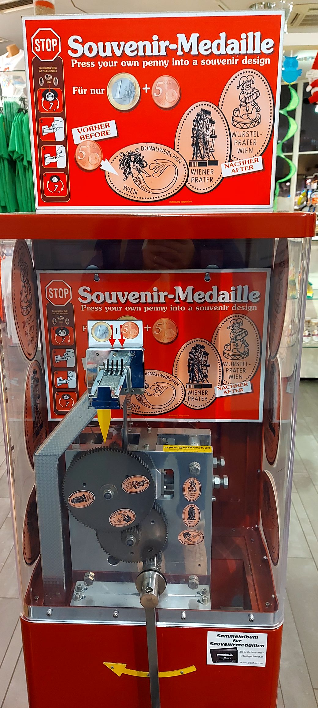 Münzautomat Prater Wien Eingang in Wien