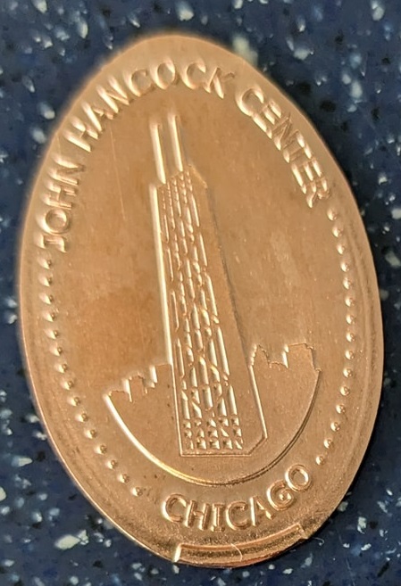 Souvenirmünze Tour Montparnasse in Paris