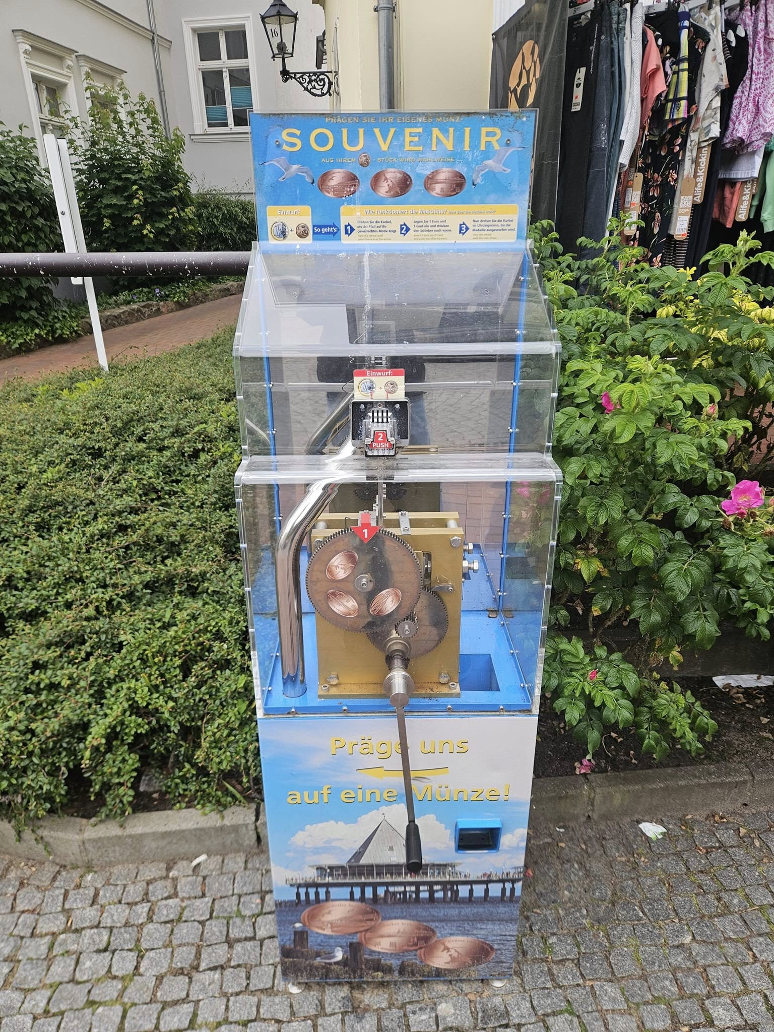 Münzautomat Heringsdorf (Usedom) in Heringsdorf