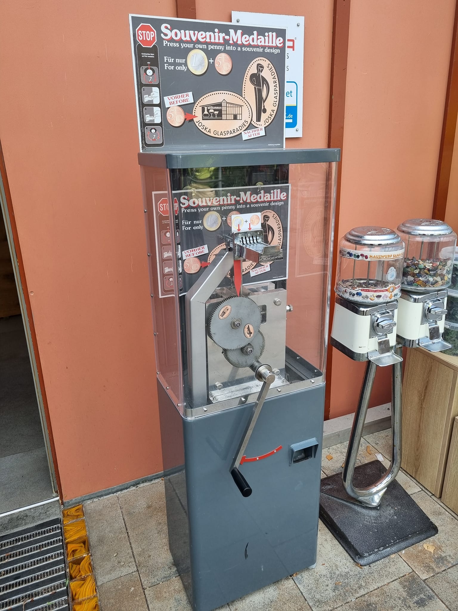 Münzautomat Joska Glasparadies in Bodenmais