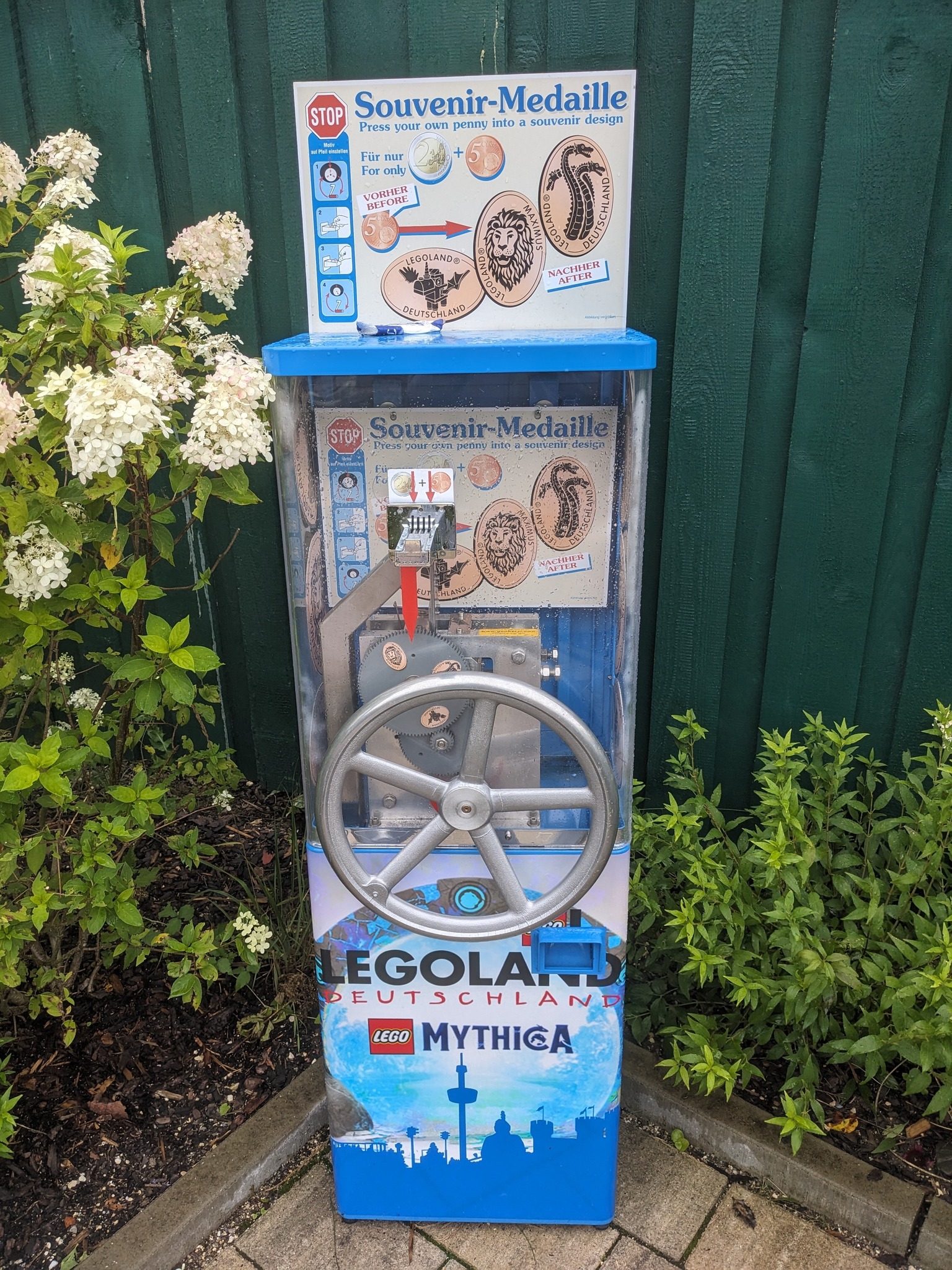 Münzautomat Legoland Deutschland (Themenbereich Mythica) in Günzburg