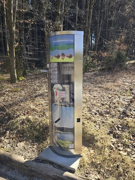 Münzautomat Barfuß-Sinnes-Pfad in Fichtelberg