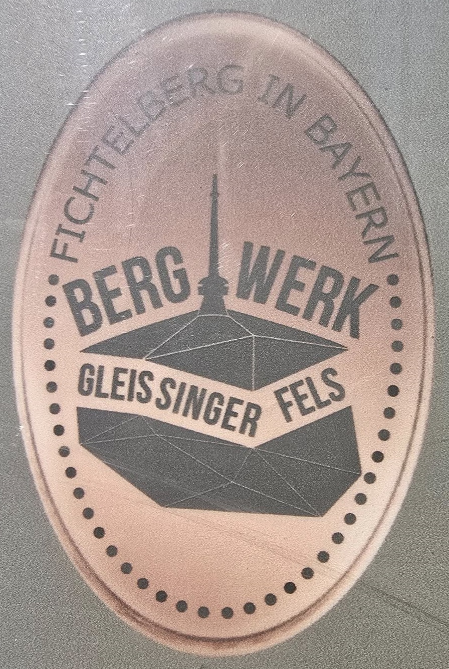 Souvenirmünze Besucherbergwerk Fichtelberg in Fichtelberg