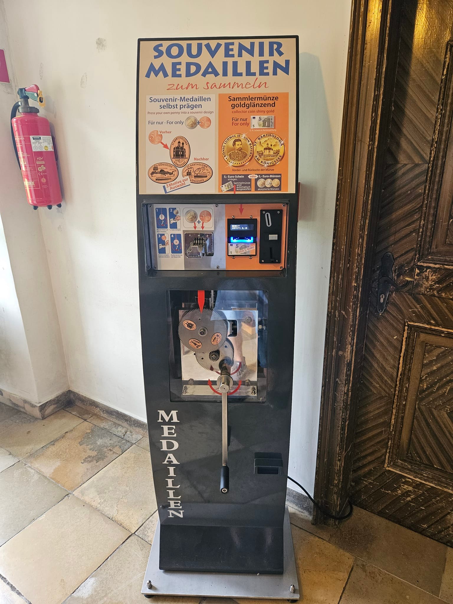 Münzautomat St. Bartholomä in Schönau am Königssee