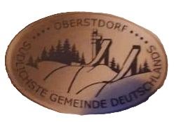 Souvenirmünze Pur Olio 1921 in Oberstdorf