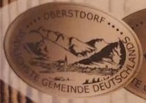 Souvenirmünze Pur Olio 1921 in Oberstdorf