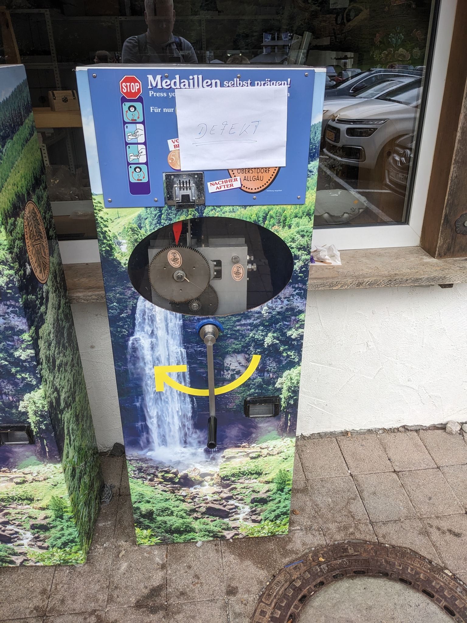 Münzautomat Breitachklamm Automat 2 in Oberstdorf