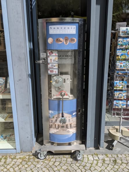 Münzautomat Knabes Buchhandlung in Weimar