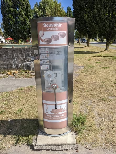 Münzautomat Technisches Museum in Peenemünde