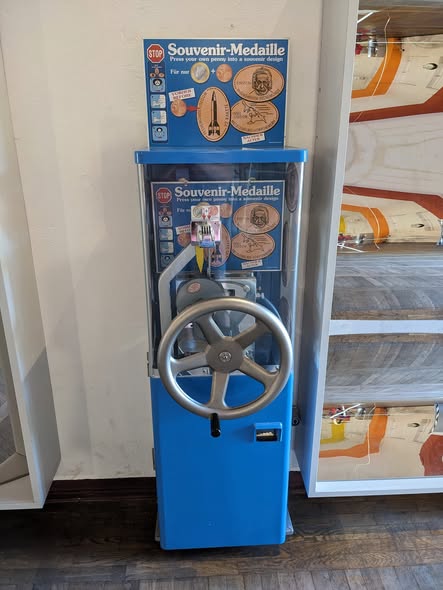 Münzautomat Phänomenta in Peenemünde