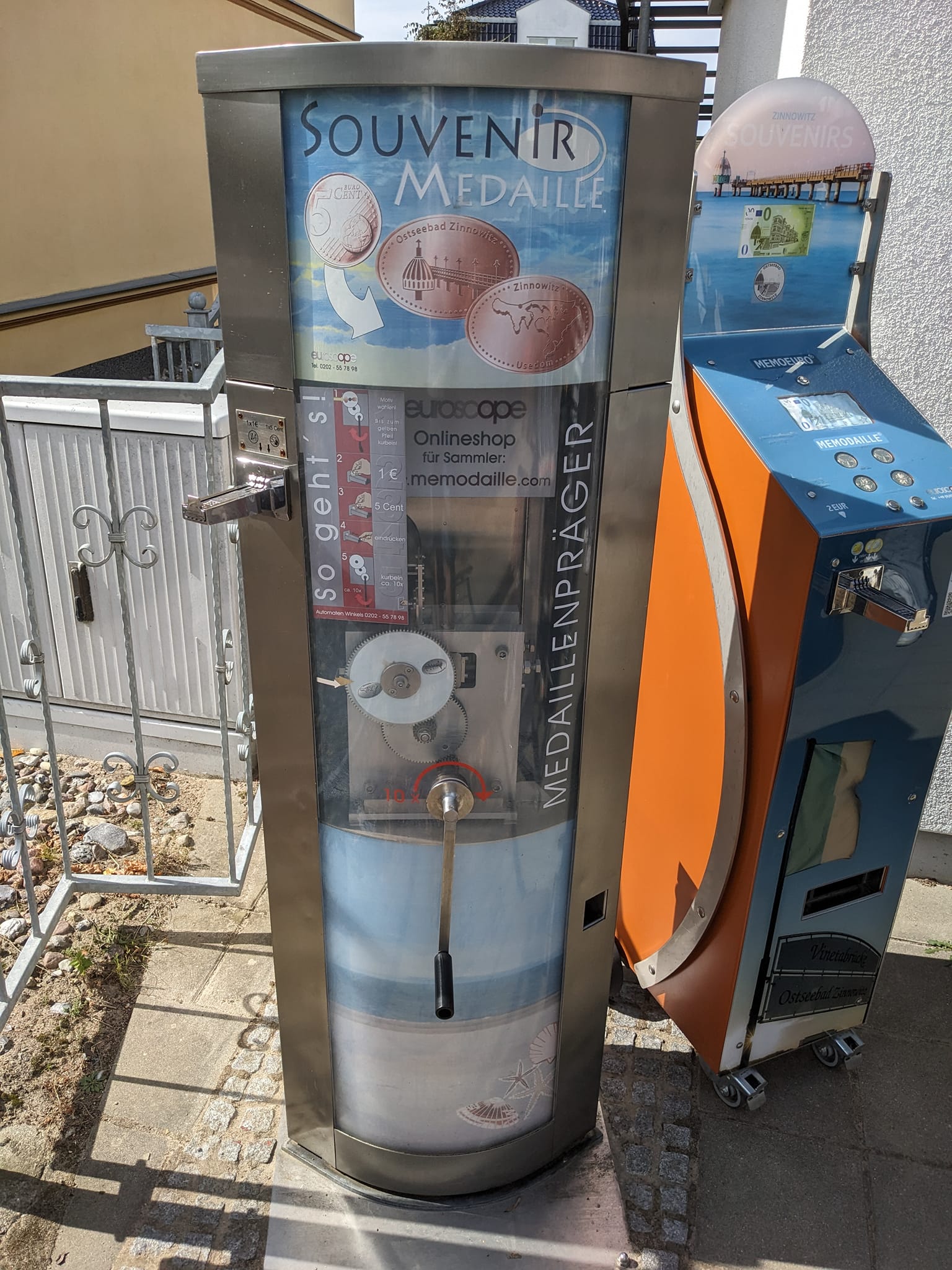Münzautomat Sunshine Store / Neue Strandstraße in Zinnowitz