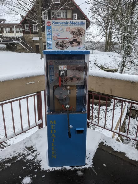 Münzautomat Basteibrücke in Kurort Rathen