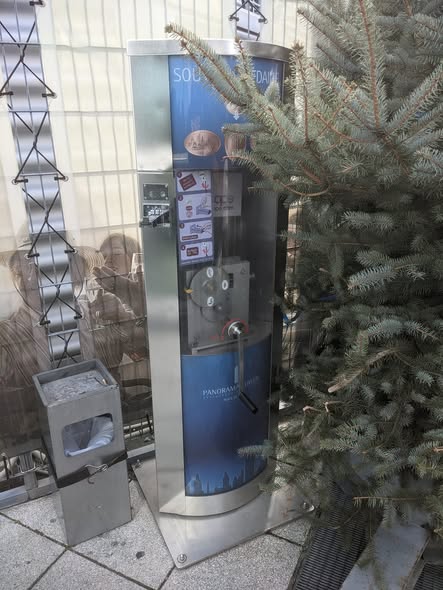 Münzautomat Panorama Tower in Leipzig