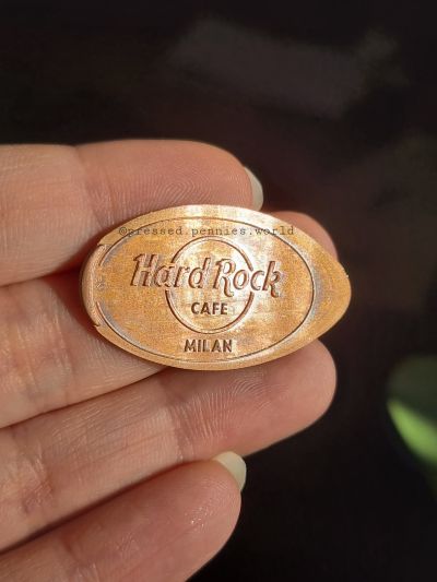 Souvenirmünze – Motiv von Münzautomat Mailand Hard Rock Cafe (Mailand)