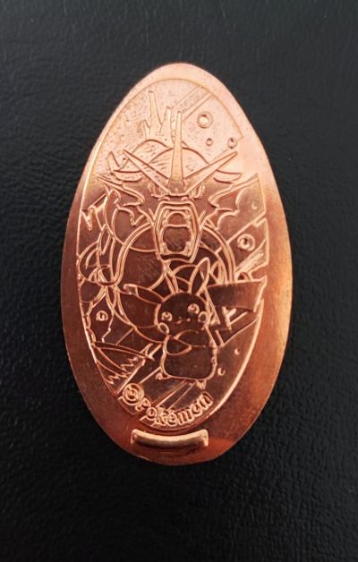 Souvenirmünze – Motiv von Münzautomat Pokemon Center Hiroshima (Hiroshima)
