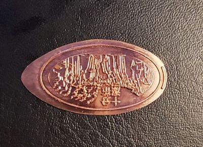 Moneta souvenir Shifen Waterfall und Oldstreet a Taiwan