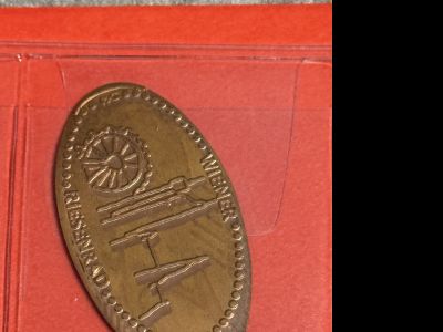 Souvenirmünze – Motiv von Münzautomat Prater Wien Riesenrad (Wien)
