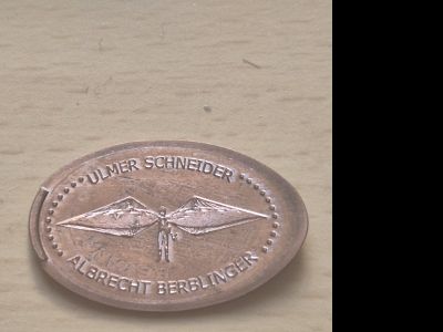 Souvenirmünze – Motiv von Münzautomat Ulmer Münster Automat 1 Erdgeschoß (Ulm)