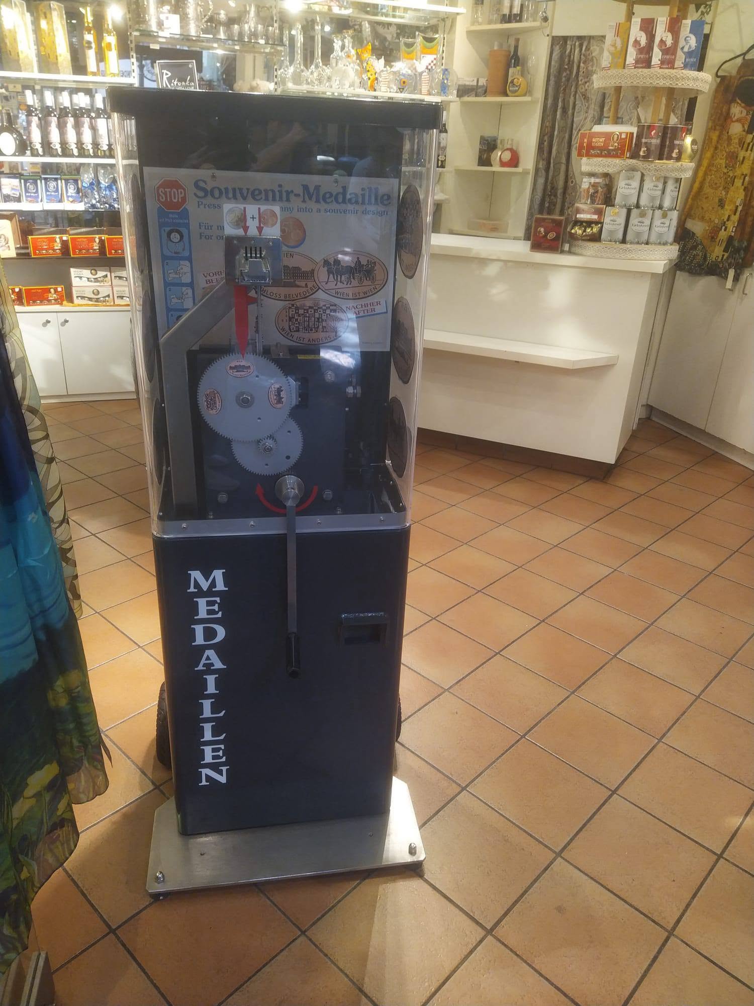 Münzautomat Hundertwasser Haus in Wien