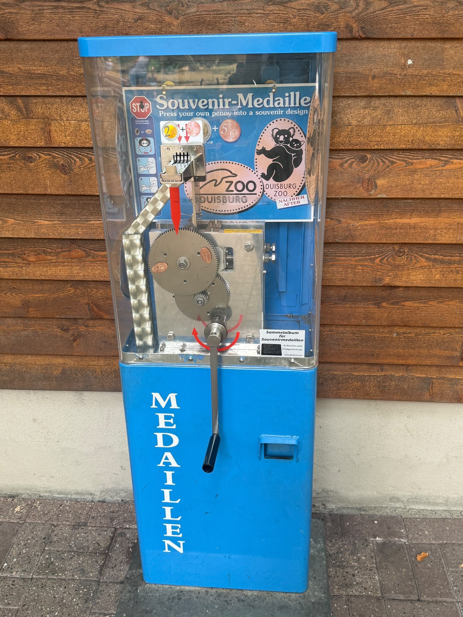 Münzautomat Zoo Duisburg in Duisburg