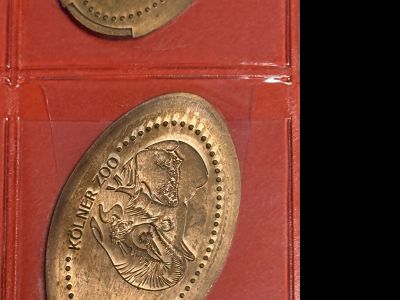 Souvenirmünze – Motiv von Münzautomat Kölner Zoo - Elefantenpark (Riehler Straße 173, 50735 Köln)
