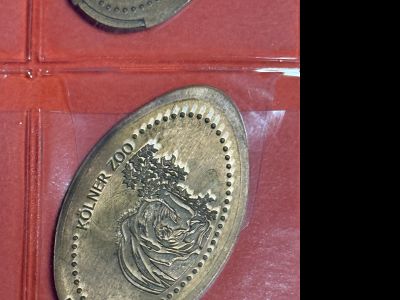 Souvenirmünze – Motiv von Münzautomat Kölner Zoo - Elefantenpark (Riehler Straße 173, 50735 Köln)