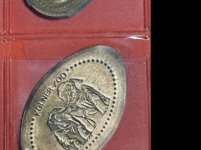 Souvenirmünze – Motiv von Münzautomat Kölner Zoo - Elefantenpark (Riehler Straße 173, 50735 Köln)
