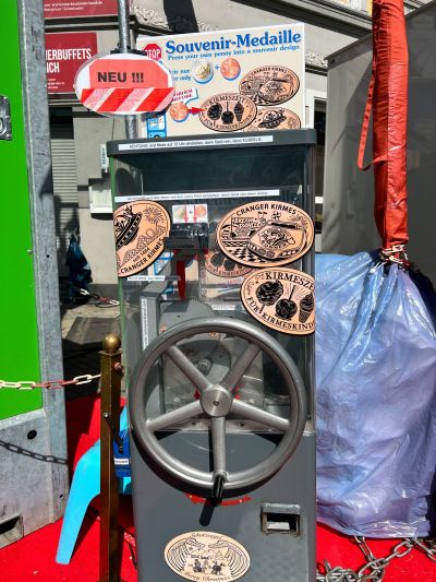 Souvenirmünze – Motiv von Münzautomat Cranger Kirmes (An der Cranger Kirche 1, 44653 Herne)