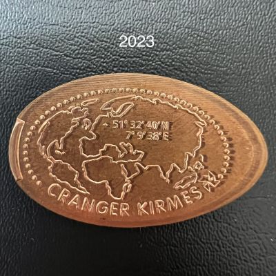 Souvenirmünze – Motiv von Münzautomat Cranger Kirmes (An der Cranger Kirche 1, 44653 Herne)