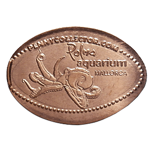 Souvenir coin – design from coin machine Palma Aquarium 1 (Palma)