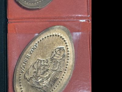 Souvenirmünze – Motiv von Münzautomat Kölner Zoo Menschenaffenhaus (Riehler Straße 173, 50735 Köln)