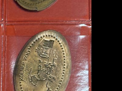 Souvenirmünze – Motiv von Münzautomat Kölner Zoo Ziegengehege (Riehler Straße 173, 50735 Köln)