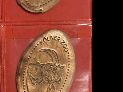 Souvenirmünze – Motiv von Münzautomat Kölner Zoo Ziegengehege (Riehler Straße 173, 50735 Köln)