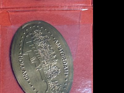 Souvenirmünze – Motiv von Münzautomat Amsterdam Expierence (Damrak 21, 1021 LJ Amsterdam)