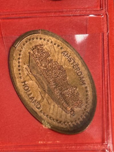 Souvenirmünze – Motiv von Münzautomat Amsterdam Expierence (Damrak 21, 1021 LJ Amsterdam)