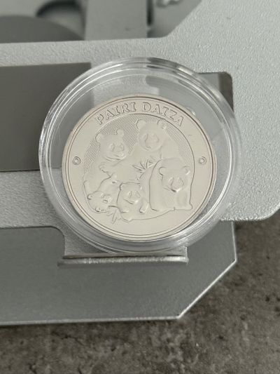 Pandafamilie – Souvenir Medaille – Vorderseite