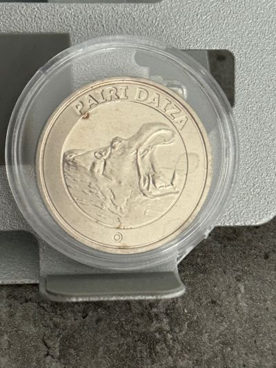 Nilpferd – Souvenir Medaille – Vorderseite