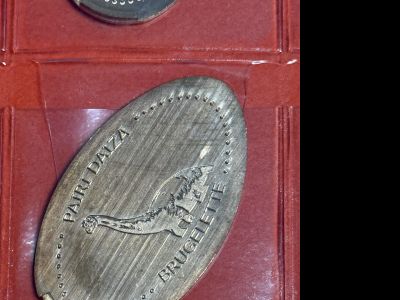 Souvenirmünze – Motiv von Münzautomat Pairi Daiza (Domaine de Cambron, 7940 Brugelette)